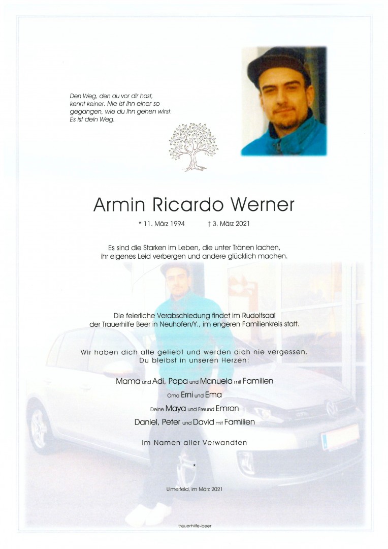 Parte Armin Ricardo WERNER