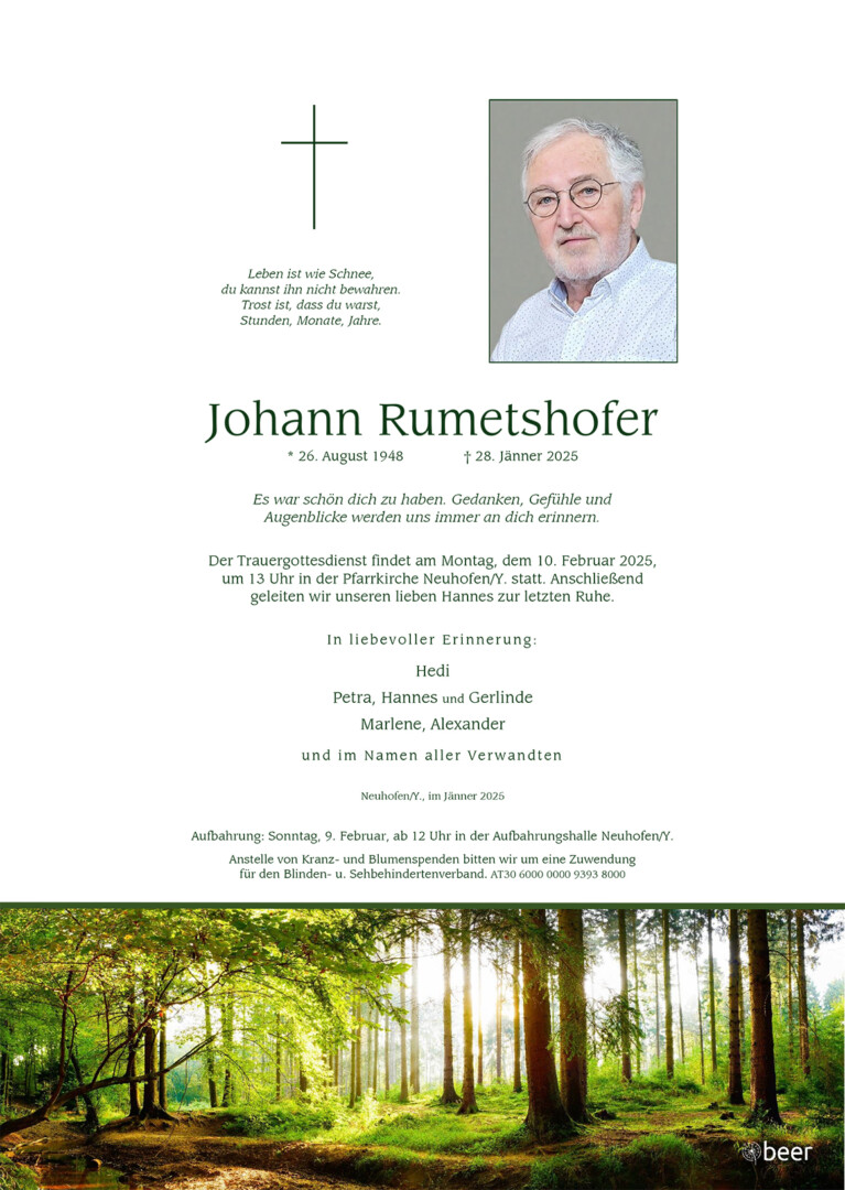 Parte Johann Rumetshofer