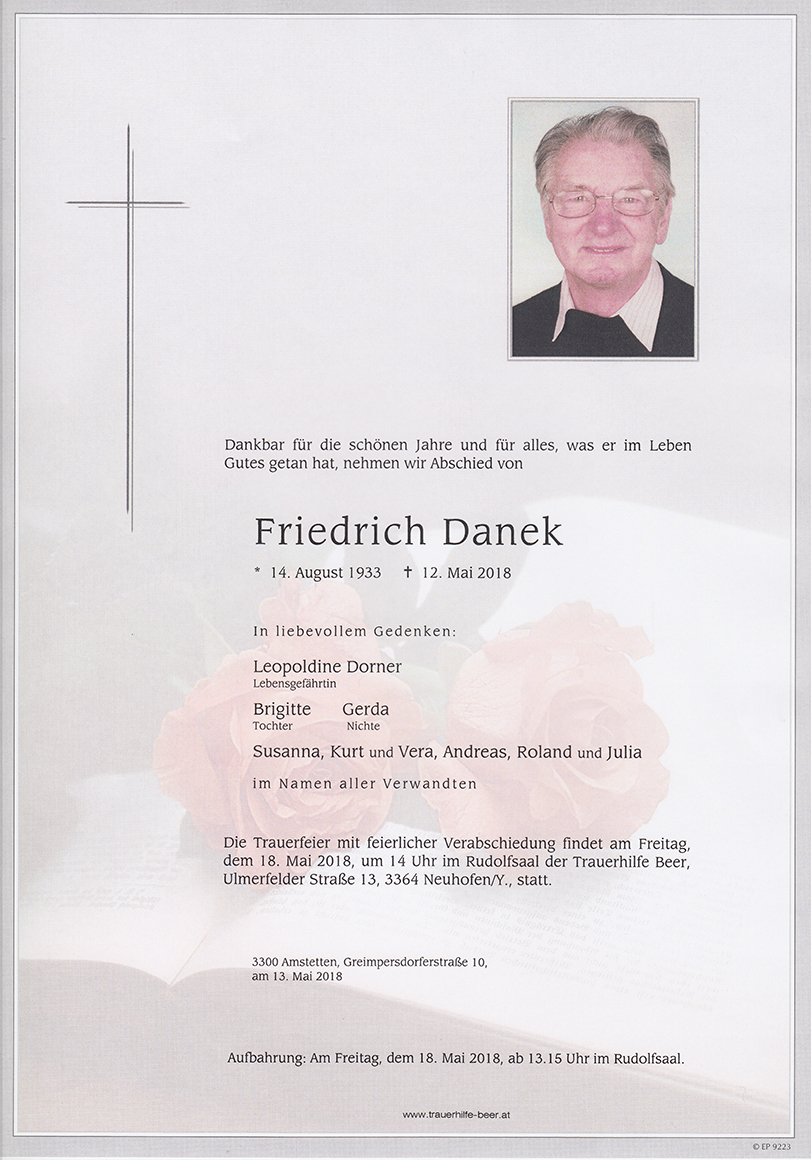 Parte Friedrich Danek