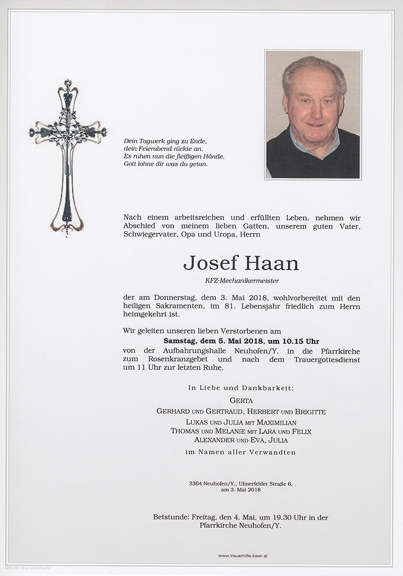 Parte Josef Haan