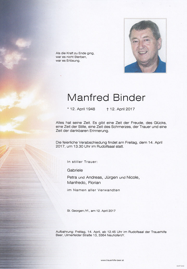 Parte Manfred Binder