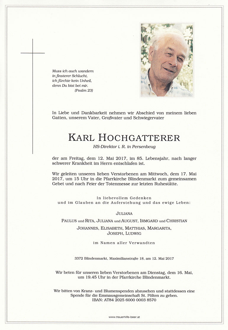 Parte Karl Hochgatterer