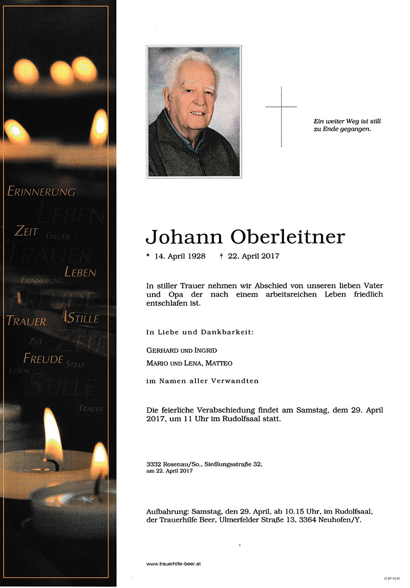 Parte Johann Oberleitner