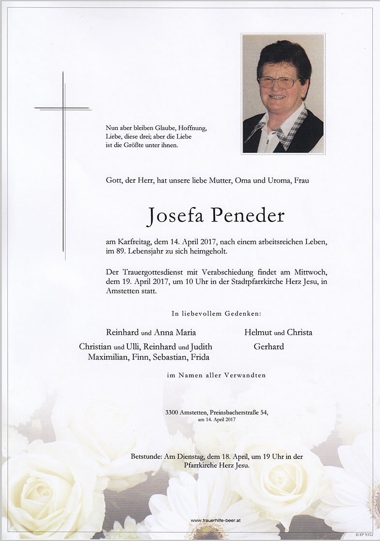 Parte Josefa Peneder