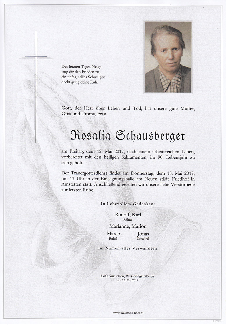 Parte Rosalia Schausberger